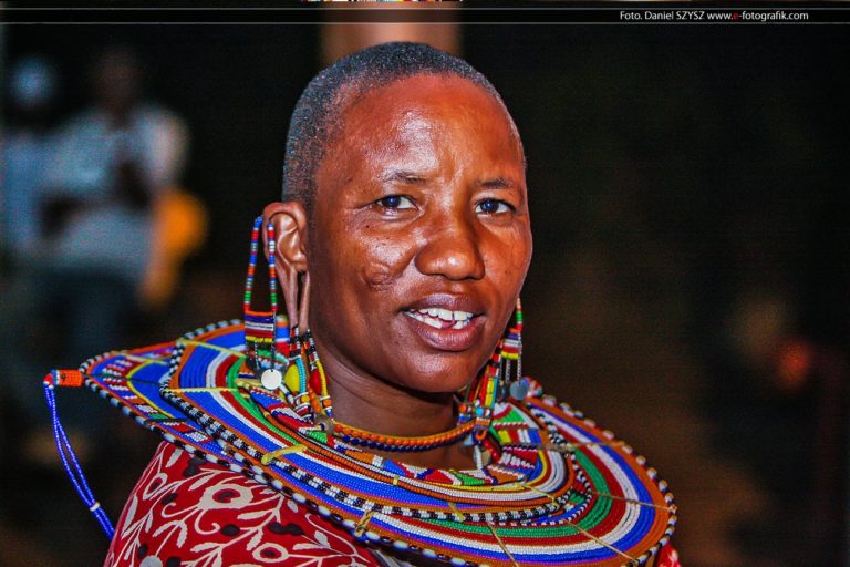 Masajowie w Kenii